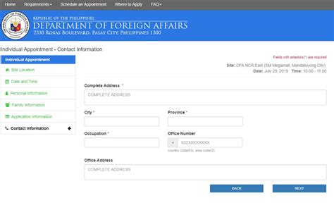passport schedule appointment philippines.